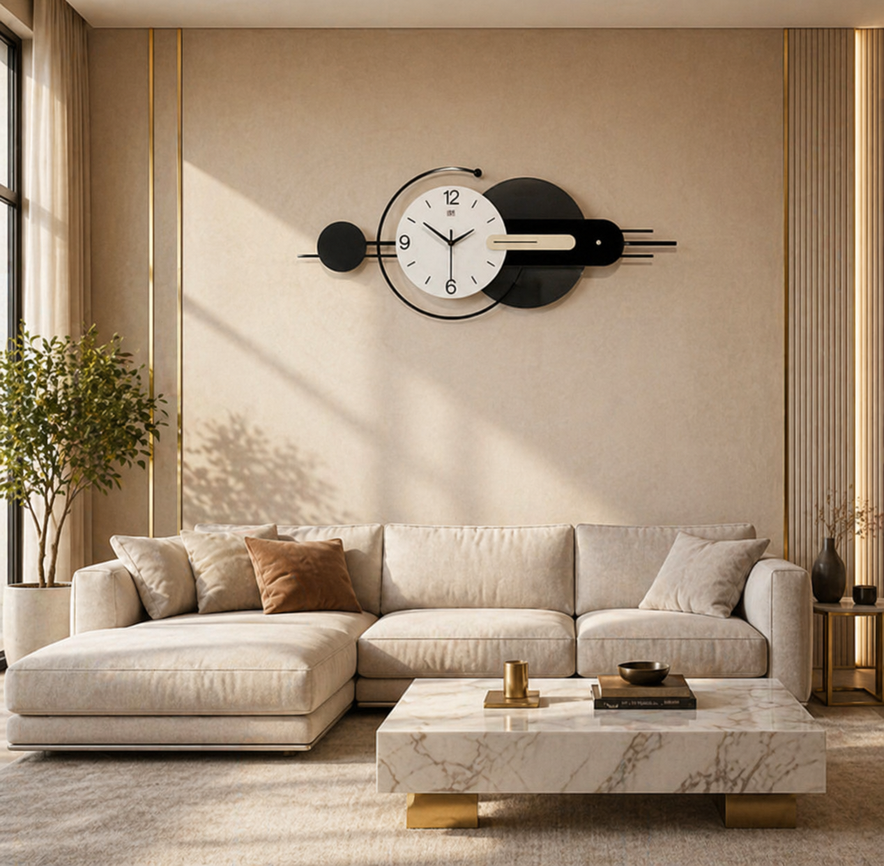Urban Elegance Wall Clock