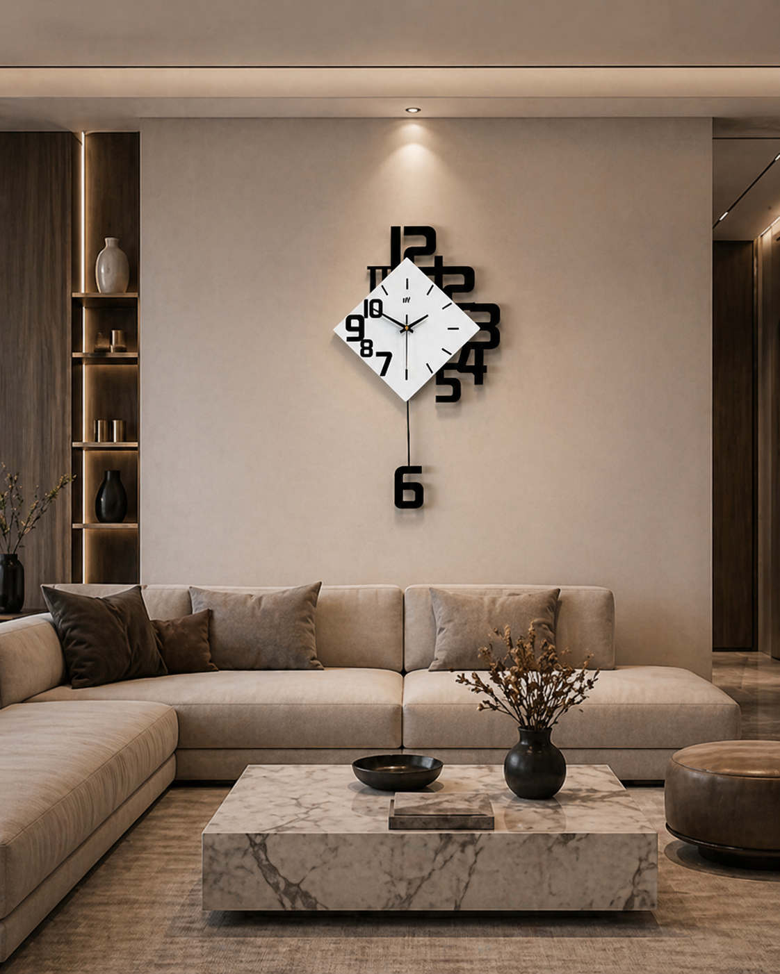 ساعة حائط إنفينيتي موشن