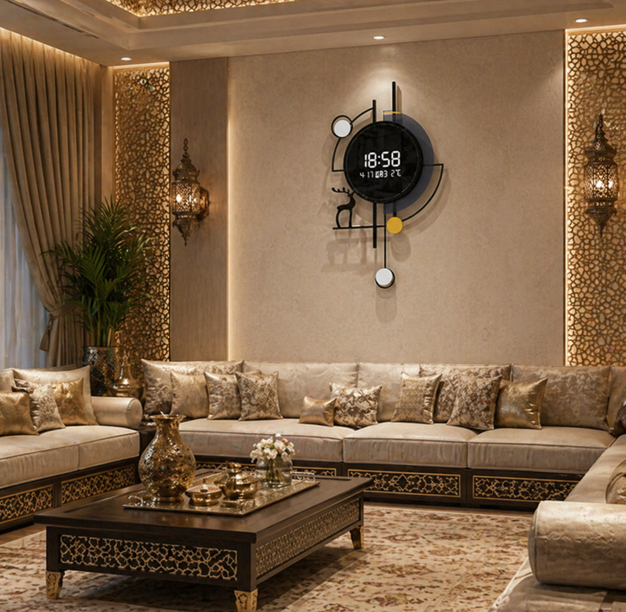 Neo Digital Art Wall Clock