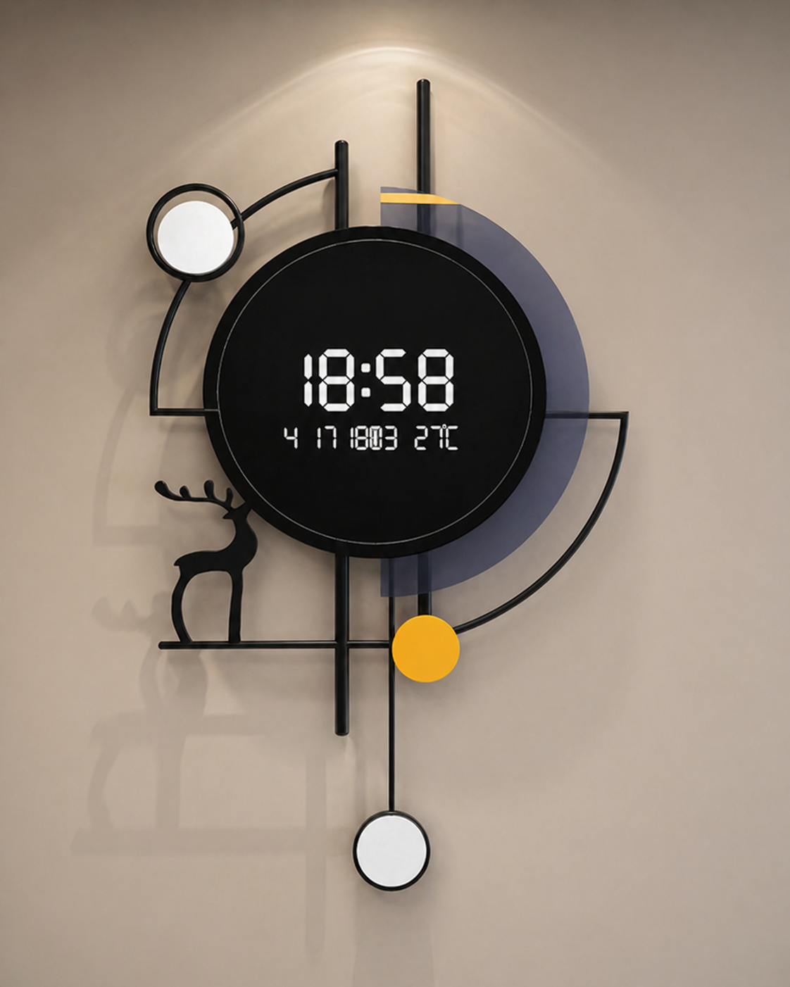 Neo Digital Art Wall Clock