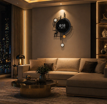 Neo Digital Art Wall Clock