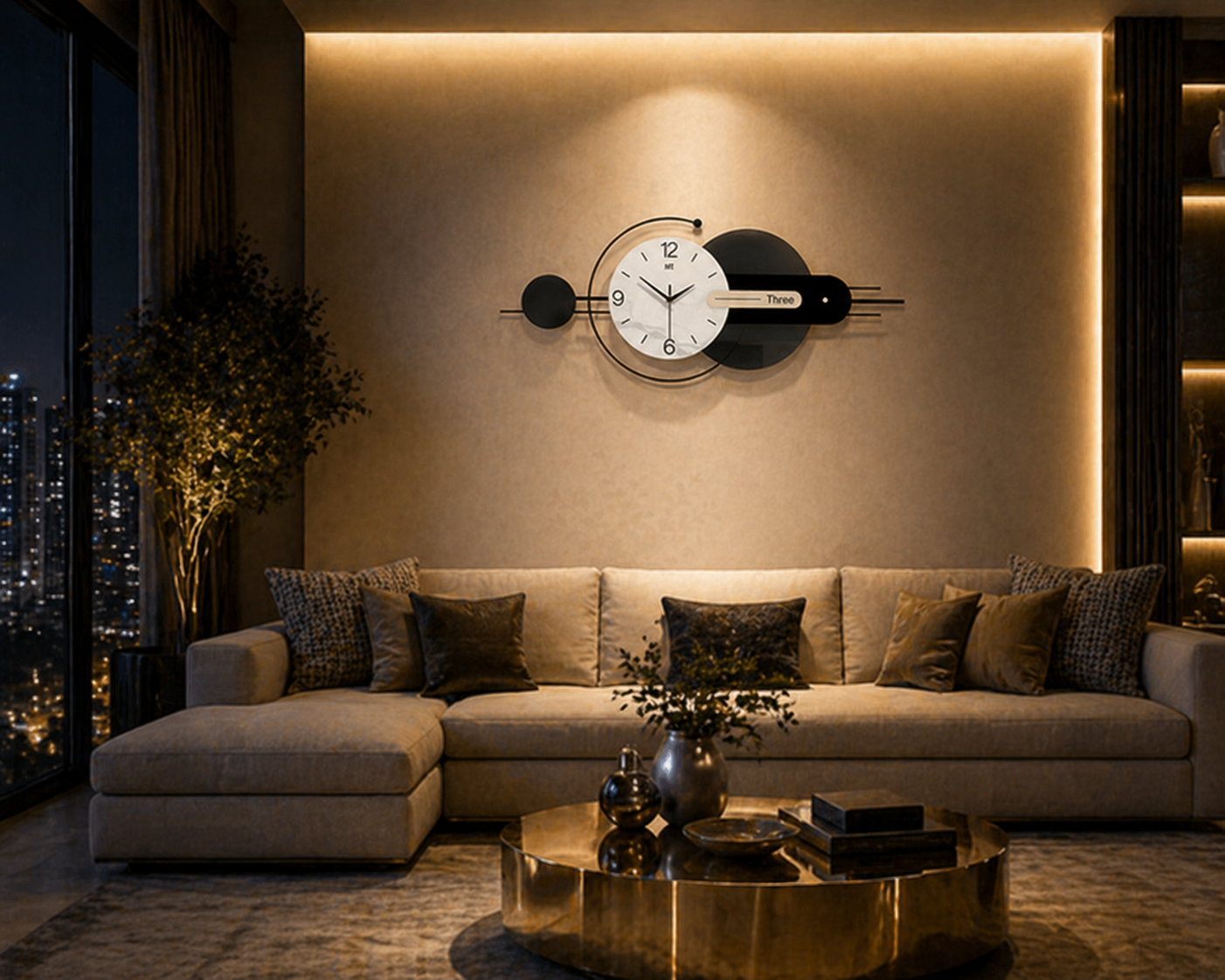 Urban Elegance Wall Clock