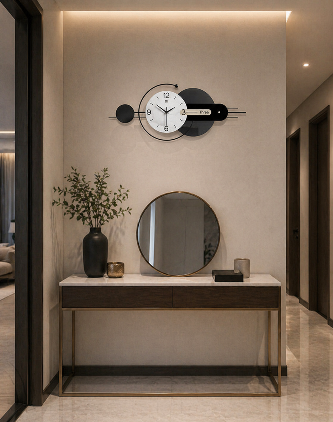 Urban Elegance Wall Clock