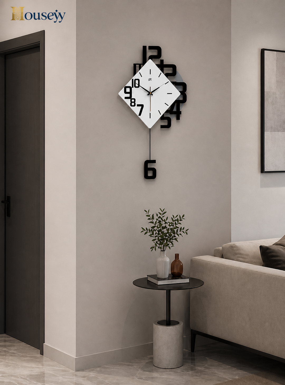 Infinity Motion Wall Clock – Modern Kinetic Wall Clock UAE Majlis