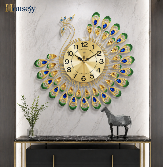 Peacock Luxury Wall Clock