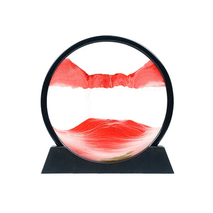 3D Deep Sea Sandscape moving sand frame held in hands