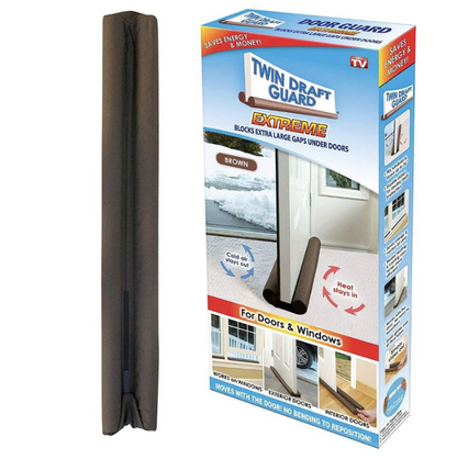Door Draft Stopper Twin Guard – Blocks Air Gaps Under Doors UAE Home