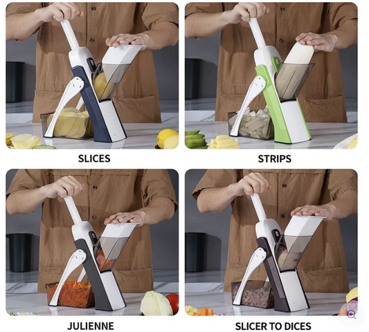 🔪 Safe Chopper Slicer 4-in-1