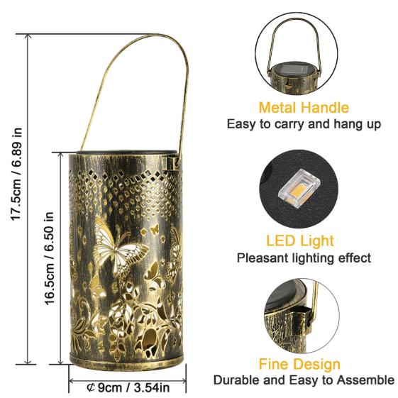 Solar Butterfly Garden Light – Waterproof Outdoor LED Stake Lamp