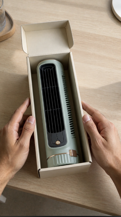 Bladeless Tower Cooling Fan — Compact Personal Air Cooler