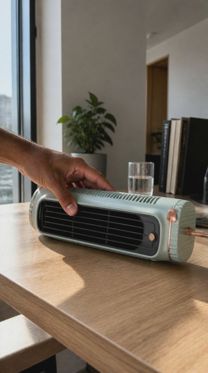 Bladeless Tower Cooling Fan — Compact Personal Air Cooler